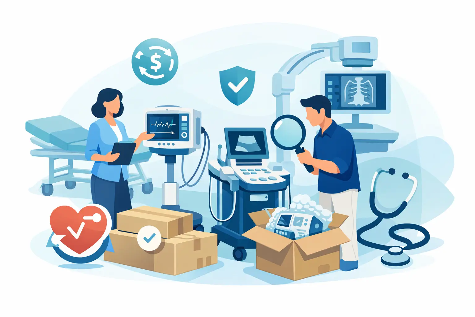 Cómo comprar equipo médico reacondicionado