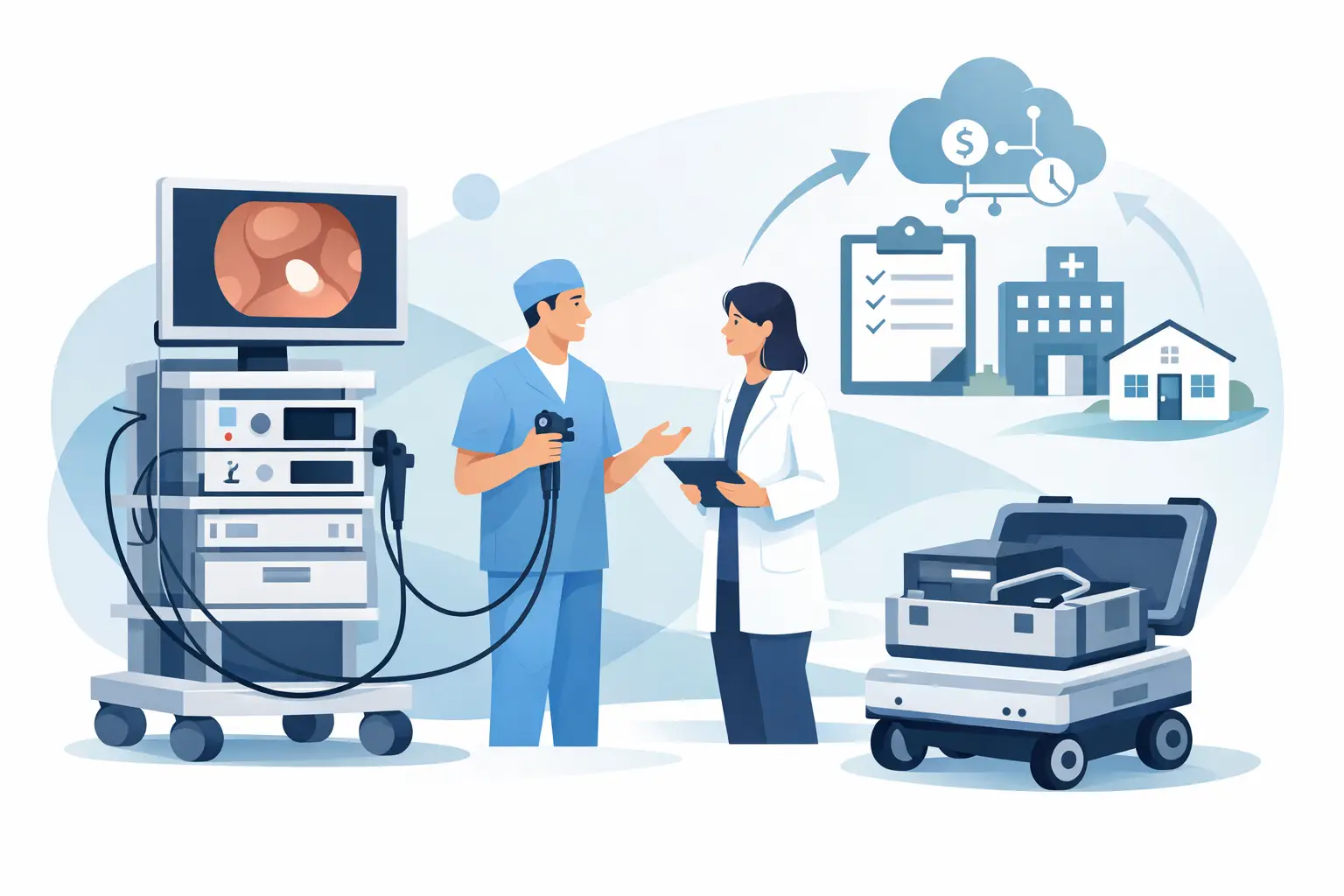 El futuro del alquiler de endoscopia clínica