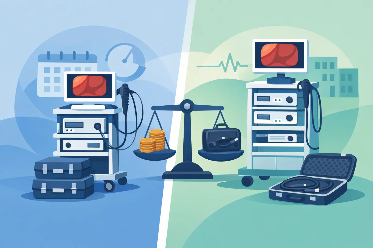 Renta vs compra endoscopia: cuál conviene