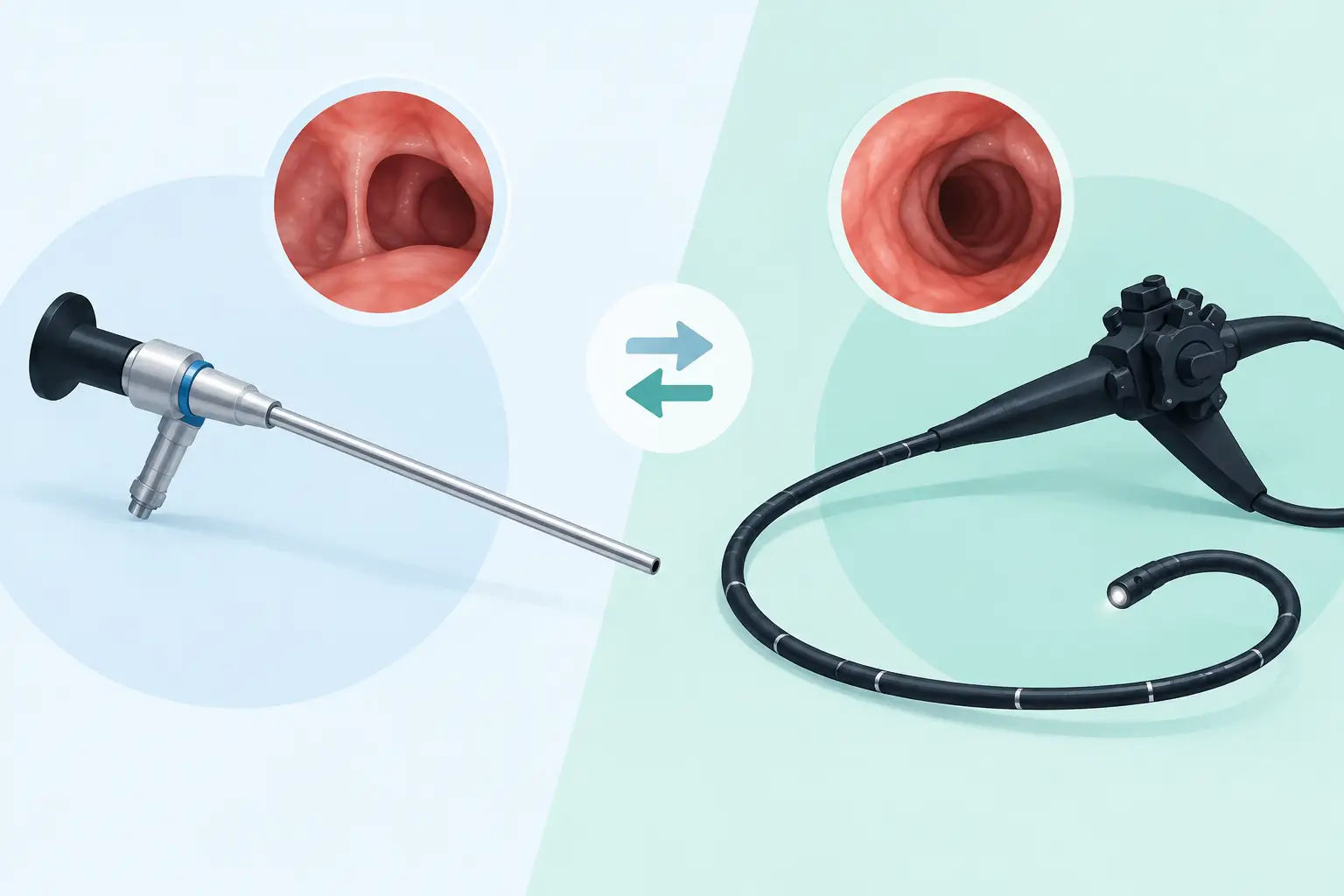 Endoscopio rígido versus flexible: cuál elegir